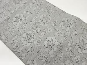 綴れ花唐草模様織出し名古屋帯